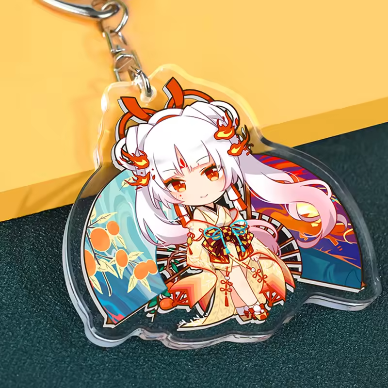 Anime acrylic keychain discount