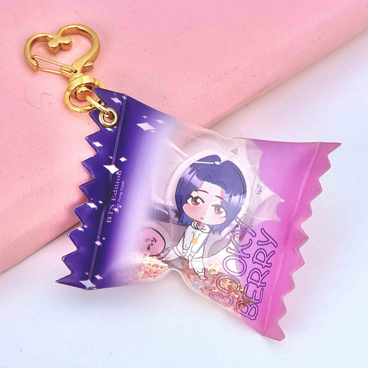 Custom Acrylic Candy Bag Keychain DIY Personalized Anime Candy Charms